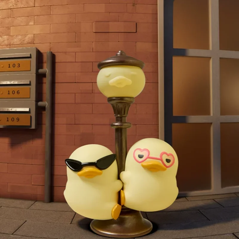 POPMART Mini DUCKOO Citywalk Series Blind Box Original Toys Guess Bag Mystery Box Boneca Figura de Anime Fofa Ornamento Presente