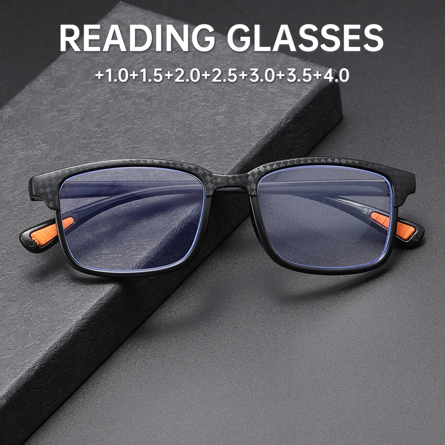 Neue Männer Frauen Runde & Quadratischen Rahmen Boho Y2K Lesebrille Anti Blau Licht Brillen Brille Mode Presbyopie Brillen