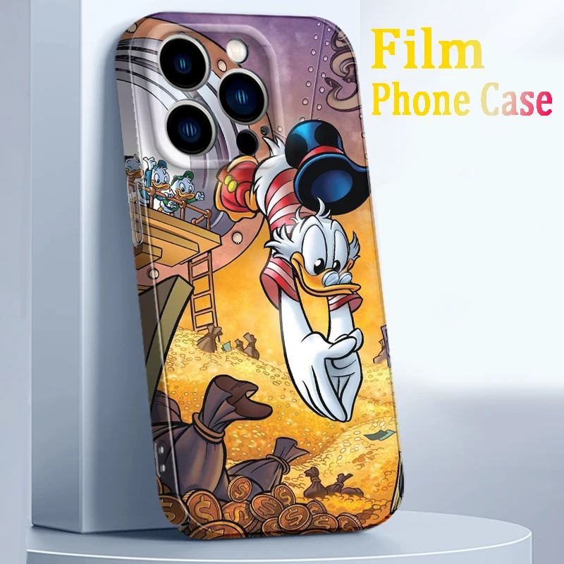 

Disney Cartoon Donald Duck Phone Case For Apple iPhone 14 13 12 Mini 11 XS Pro Max X XR 8 7 Plus SE Feilin Film Hard Cover