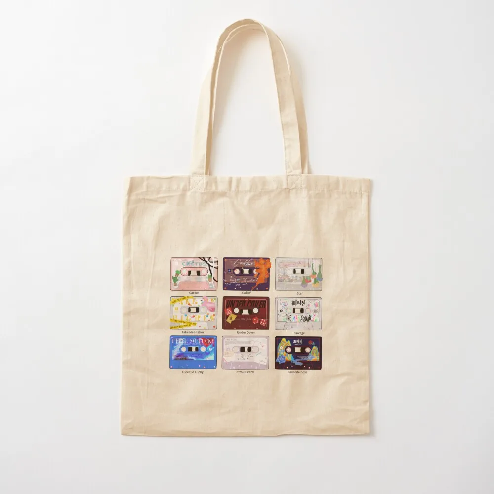 

All ver. A.C.E Tape project Tote Bag Cloth bag Customizable tote bag Big Shopper handbag Canvas Tote