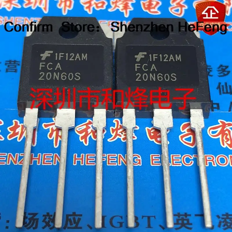 5PCS-10PCS FCA20N60S   TO-3PP 600V 20A    NEW AND ORIGINAL ON STOCK