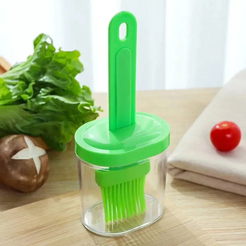 Kitchen Tool Set Kitchen Accessory Cooking Tool Silicone Oil Brush Bottle Heat Resistant Bbq Baking Oil Dispenser Brush 2026