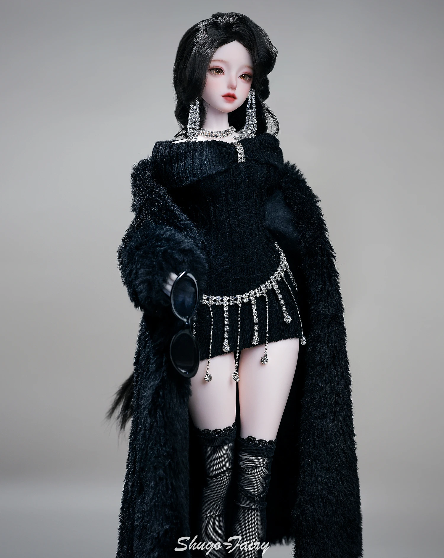 Seekly C 1/4 BJD Full Set City Belle Rich Lady Style Articulated Charming Resin Ball-Jointed Doll ShugaFairy Gift Collection