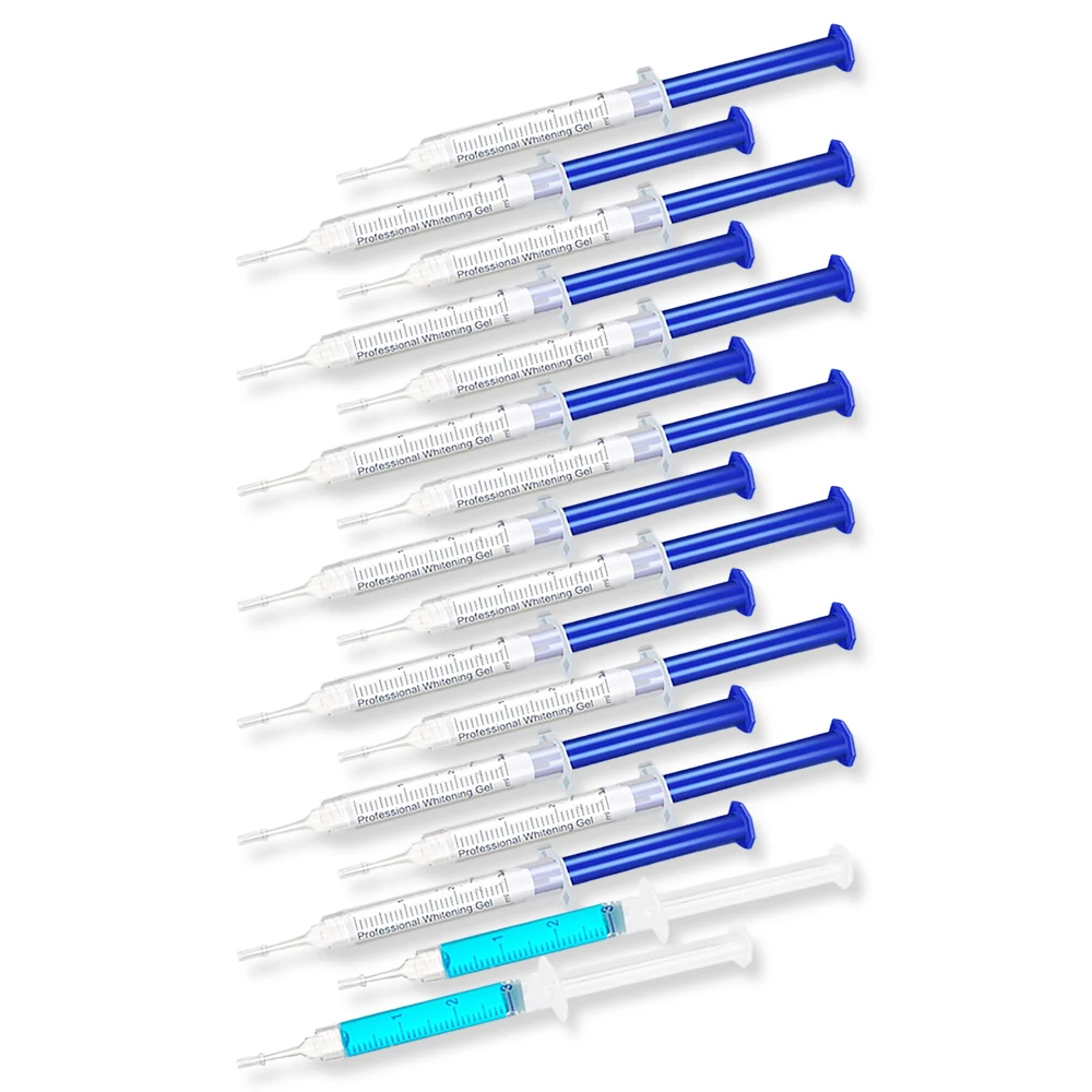 Teeth Whitening Gel Mint Flavor Gentle Whitening Gel Easy To Use At Home Travel Size Stain Removal Bleaching Kit