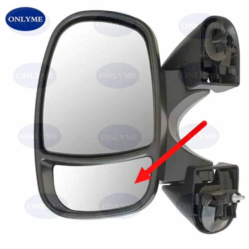 Car Wide Angle Mirror Glass For VAUXHALL VIVARO - RENAULT TRAFIC - NISSAN PRIMASTAR 2002 03 04 05 06 07 08 09 10 11 12