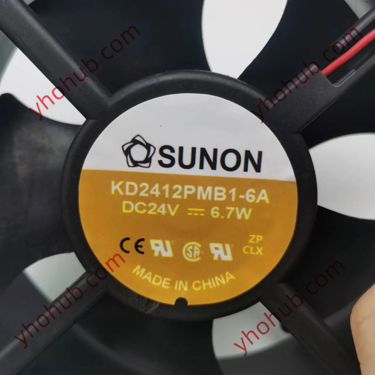 Imagem -03 - Sunon Kd2412pmb16a dc 24v 6.7w 120x120x38 mm Ventilador de Refrigeração do Servidor