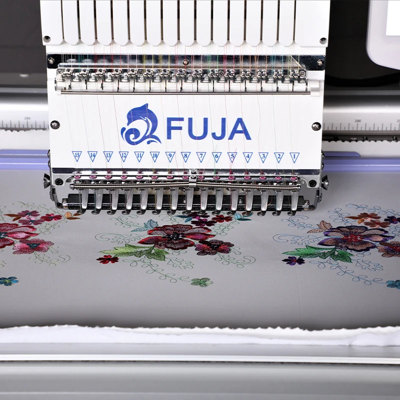 Practical and Commercial Single Head Flat Embroidery Machine