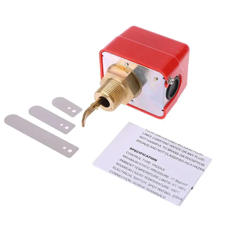 HFS-20/15/25 R3/4 Liquid Water Oil Sensor Control Automatic Paddle Flow Switch 15A 250V IP54 Drop Shipping