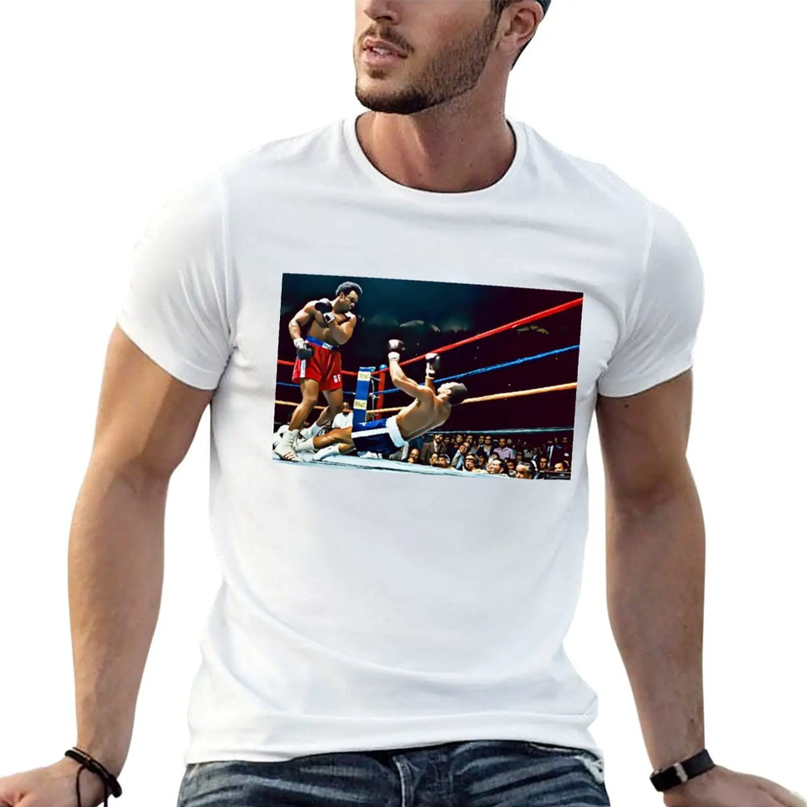 

for t cotton t T-Shirt man soft shirts cotton shirts man George Foreman