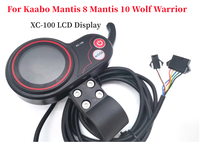 XC-100 LCD Display Throttle for Kaabo Mantis 8 Mantis 10 Wolf Warrior Electric Scooter Dashboard Replace Accessories
