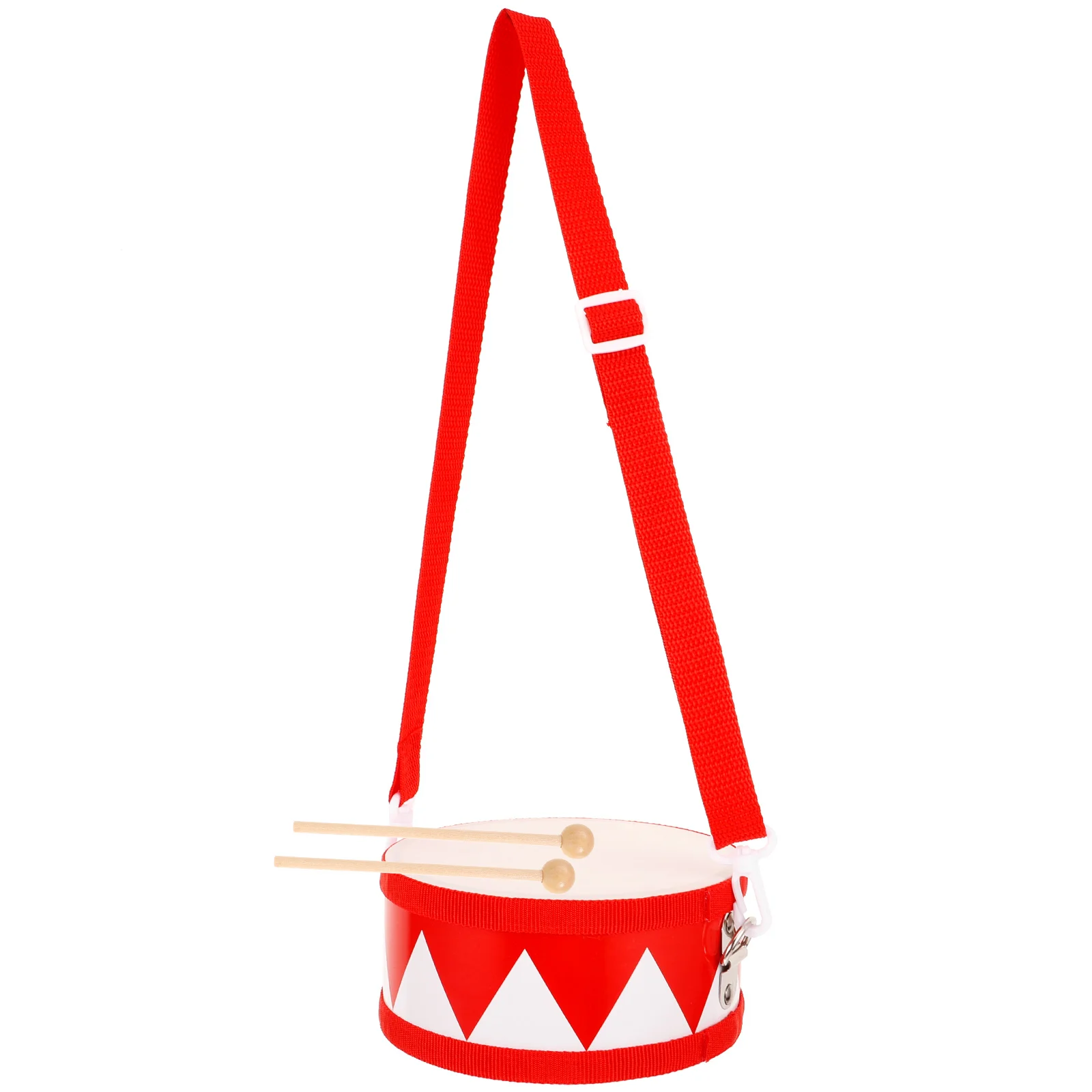

1 set Double Sided Adjustable Wood Snare Drum For Kids Toddler Lightweight Portable Percussion Instrument Drumsticks Included