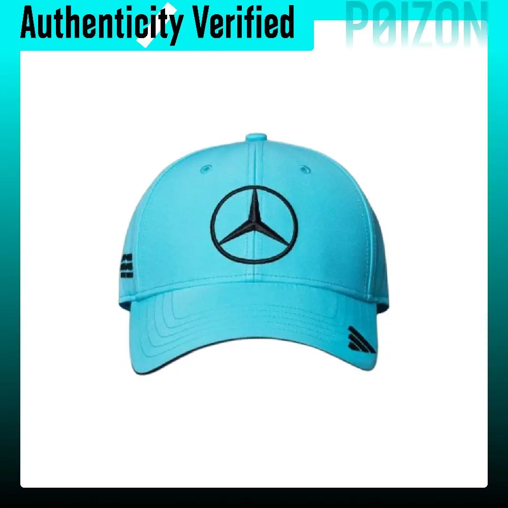 Adidas x Mercedes-Benz/1001038 Recycled Polyester Baseball Caps Unisex Blue JW6269