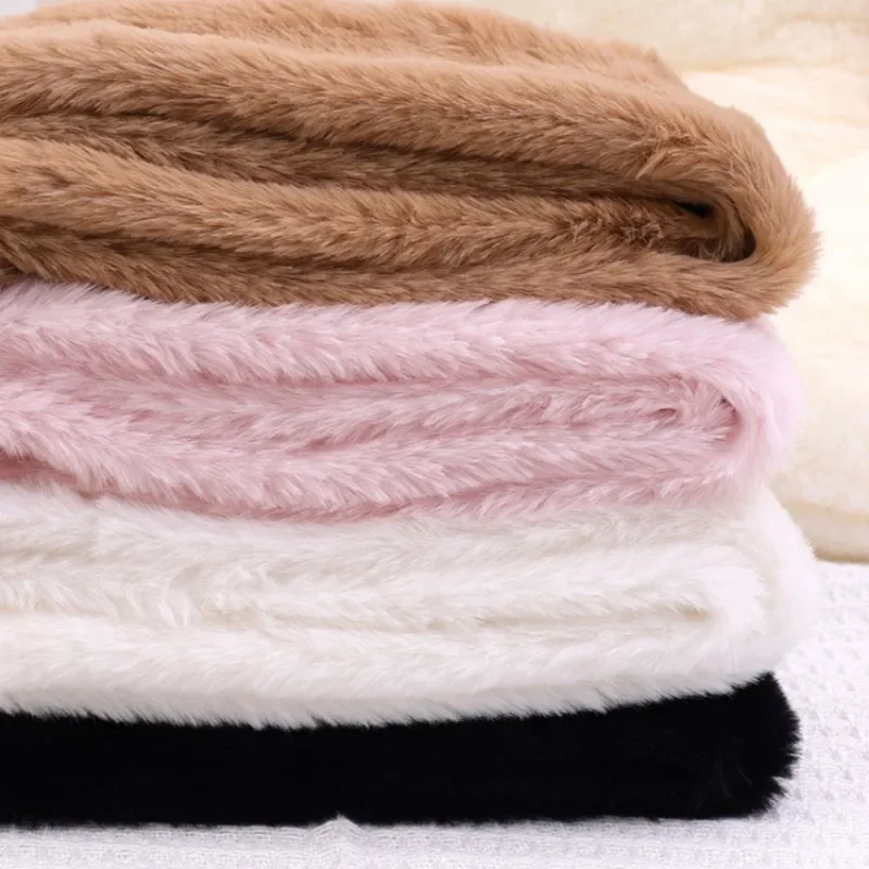 Winter Thick Plush Scarf Women Anti Cold Dense Fluffy Warm Scarves Girls Outdoor Walking Shopping Sweet Soft Thermal Neck Warmer