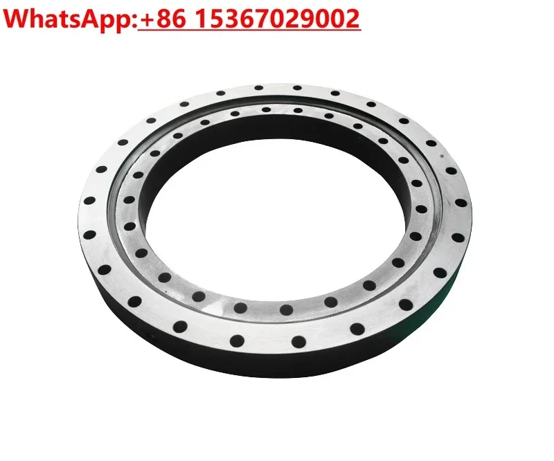 Thin and light toothless slewing bearing/turntable bearing support base single row four point contact