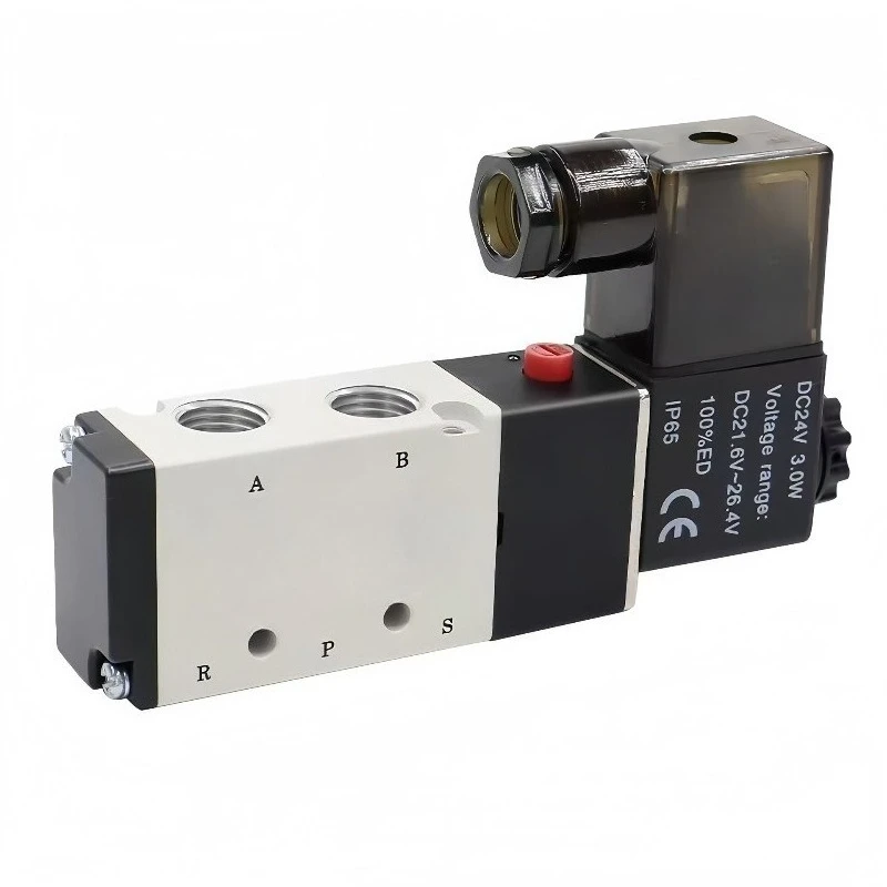 Pneumatic Solenoid Valve 4V210‑08 4V310‑10 4V410‑15 4V110‑06 4V220 DC24V 5/2 Way Air Directional Control Valve