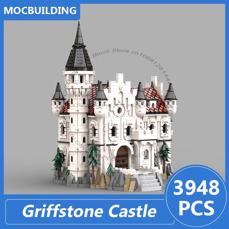 Griffstone Castle Model Moc Building Blocks Diy Assemble Bricks Educational Architecture Display Creative Toys Gifts 3948PCS