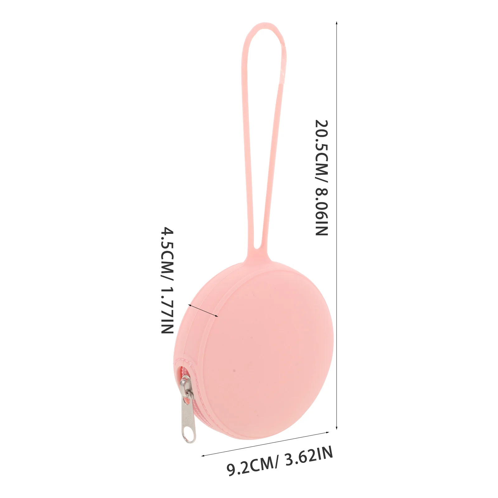 Silicone Pacifier Storage Case Portable Lightweight Travel Baby Pacifier Holder Pouch Zippered Storage Container for Diaper Bag