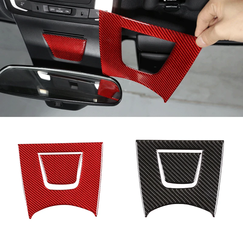 Shenzhen Shengtong is suitable For 22 Honda Civic car interior anti glare mirror bases with genuine carbon fiber 2piece adhesive