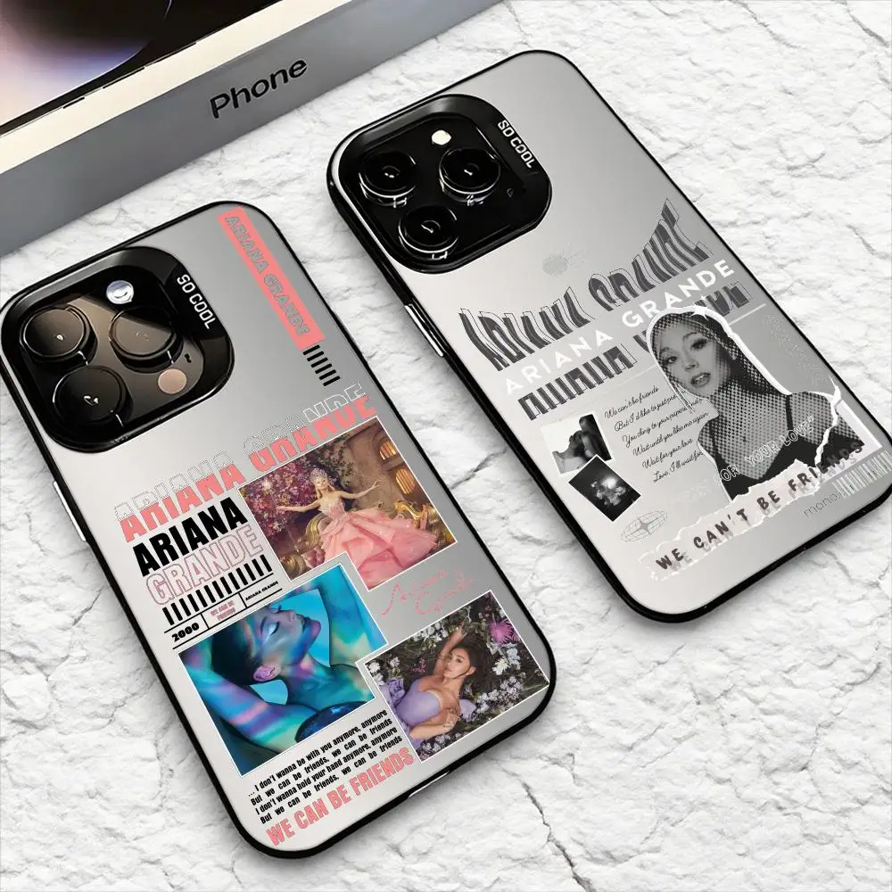 Funda de teléfono A-Ariana grande a la moda para iPhone 17 16e 16 15 14 13 12 11 mini Pro Max X XR XSMAX 8 7 Air Plus anticaída mate