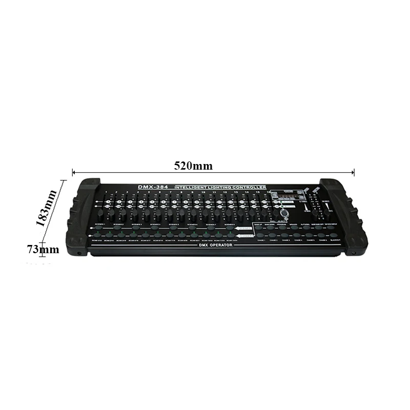 Imagem -05 - Dmx 384 Console de Luz Dmx512 1990 Console Padrão Fase Movente Cabeça Controlador Luz Led Par Pinos Xrl Console