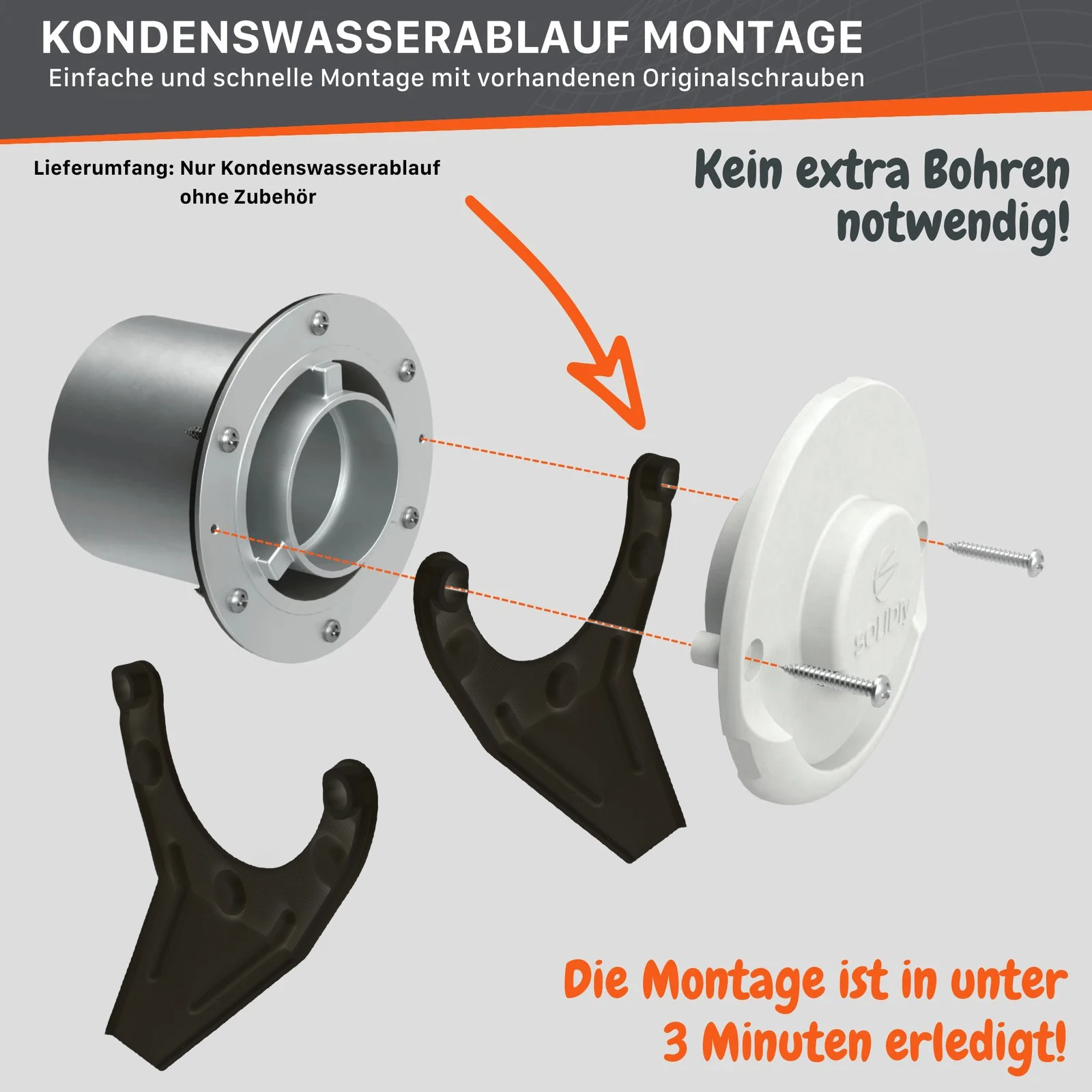 1pc rv defletor de drenagem de condensação externa durável para truma alero fogão motorhome caravana camper van rv acessórios