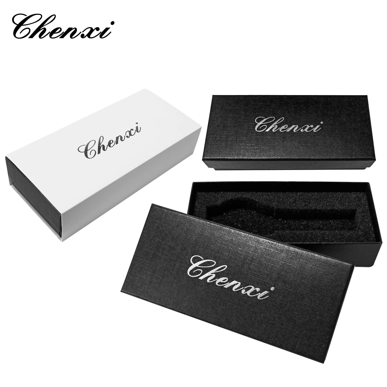 CHENXI Horloges Papieren doos Verpakking Horlogeaccessoires Geschenkverpakking Herenhorloges Dameshorloge Paar