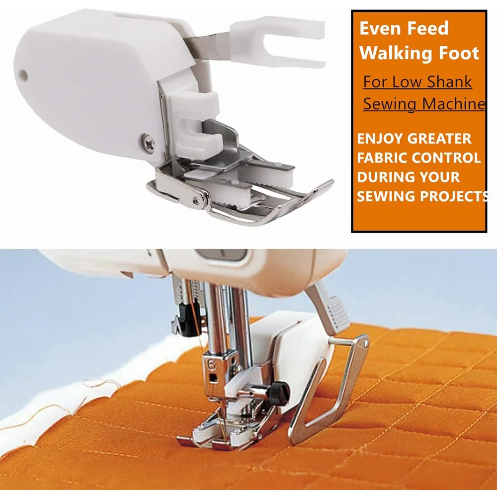 #SA140 Walking Foot with Guide Quilting Even Feed Foot for Brother Sewing Machine Presser Foot Accessories