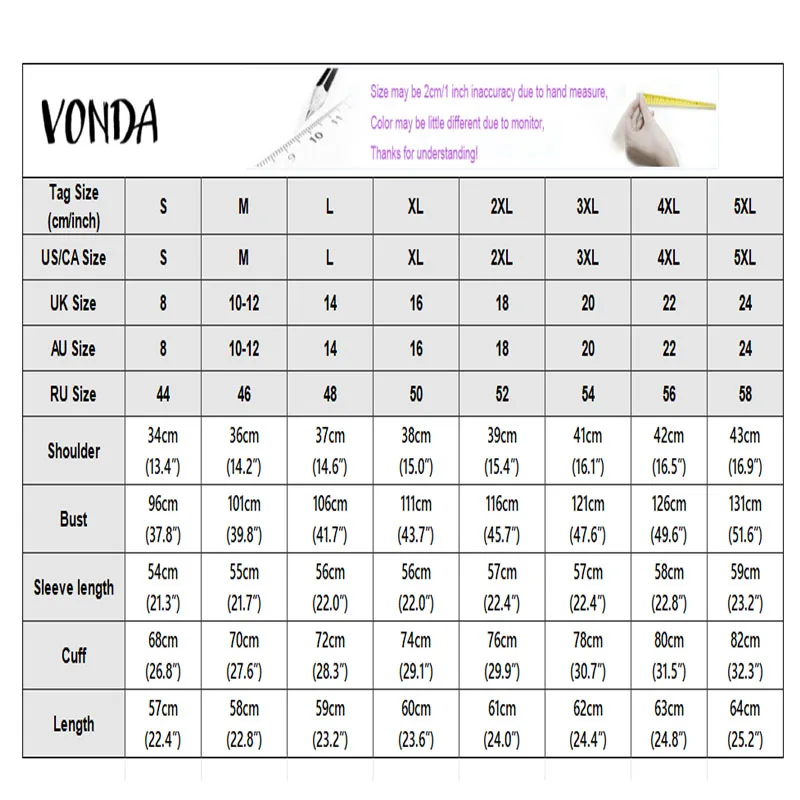 VONDAPlus Übergröße 5XL 2026 Damen Einfarbige Hemden Lange Trompetenärmel Modische Bluse Herbst Frühling Lässige Elegante Bürodamen-Oberteile Tunika