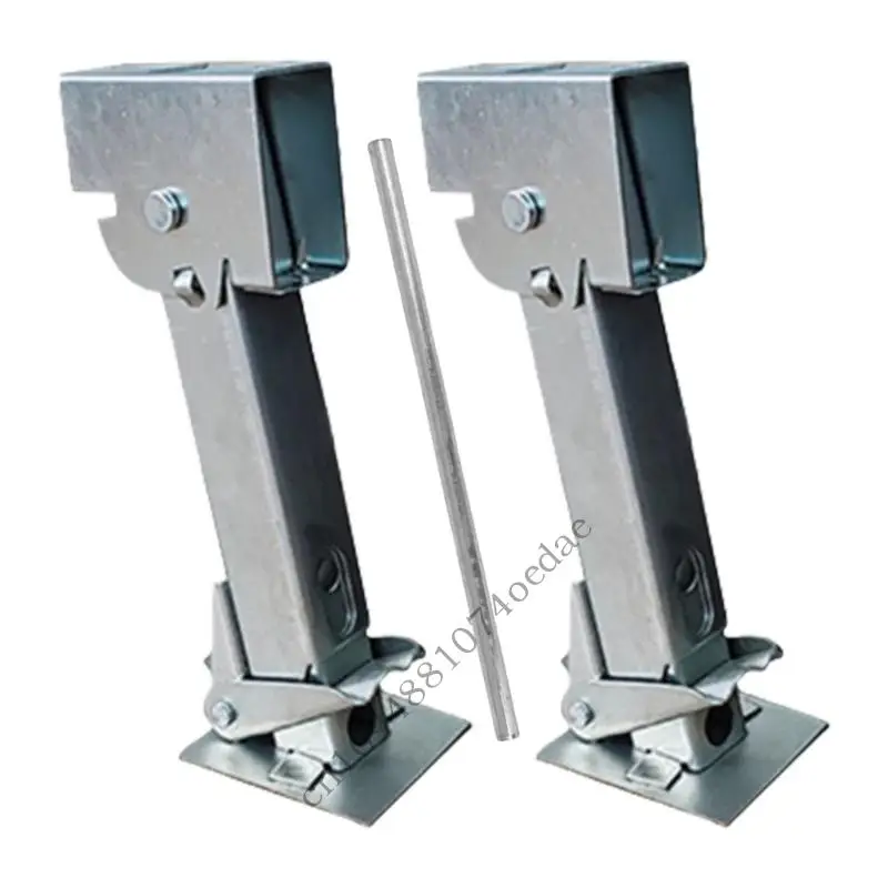 

0XXC Heavy Duty Adjustable Height Motorhomes Parking Jacking 12 to 18 Inch Steel Support Leg For Travel Trailer Stabilization