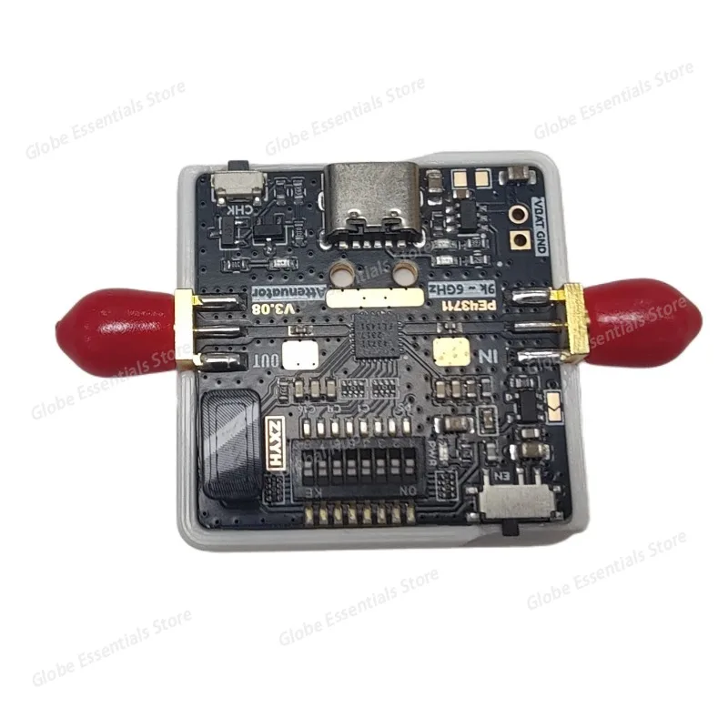

PE43711 Digitally Controlled Attenuator 9Khz-6Ghz with Built-In Battery Replaces PE4302 4G RF Attenuator Module