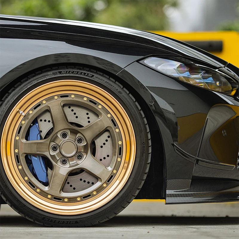 Deep Lip Single Piece 2-piece Alloy Wheel 18 19 20 21 22 5X112 5X120 Custom Forged Car Wheel Rim A8 A5 X5