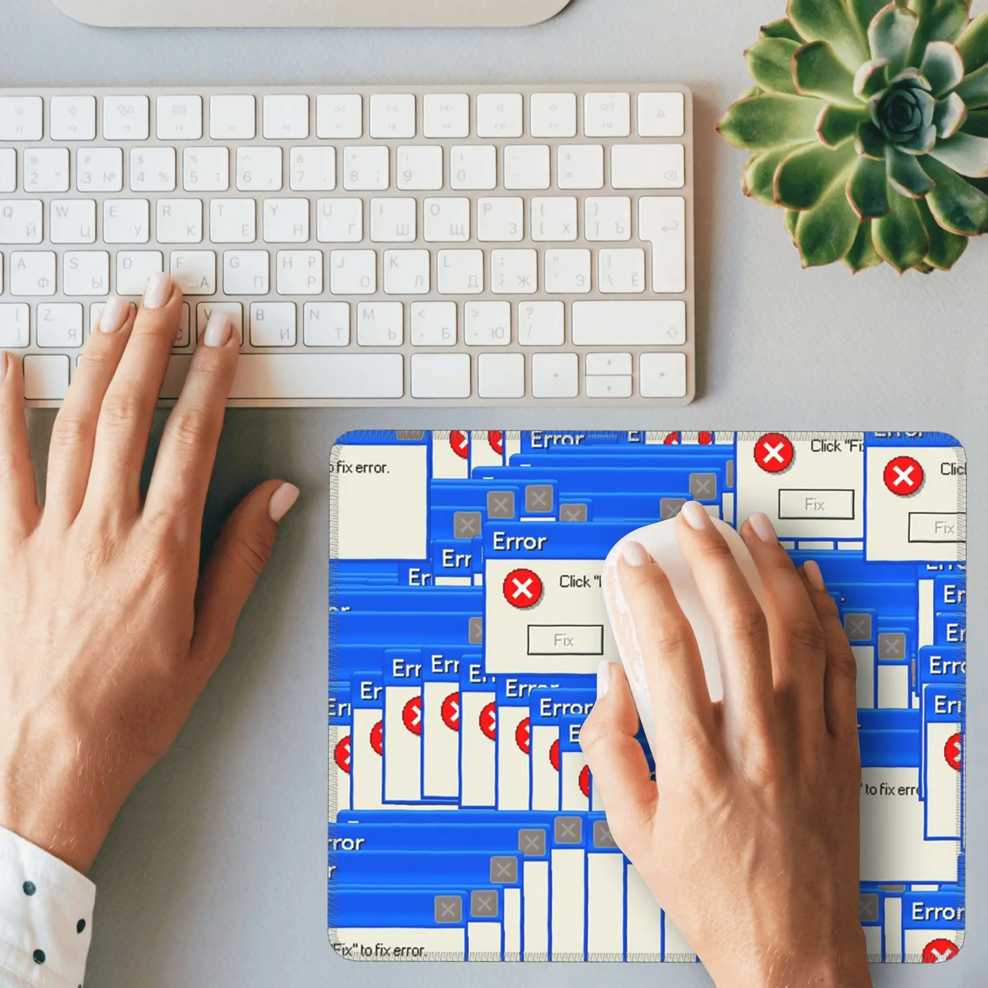 لوحة ماوس مبلطة بخطأ windows xp، لوحة مفاتيح الكمبيوتر، حصيرة الماوس، ألعاب الكمبيوتر المحمول، حصيرة مكتبية، ملحقات المكتب، مفارش الطاولة #5