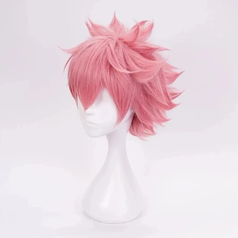 متوفر في المخزون أنيمي اشيدو مينا شعر مستعار تأثيري مقاومة للحرارة الاصطناعية الوردي شعر مستعار قصير زي الهالوين شعر مستعار