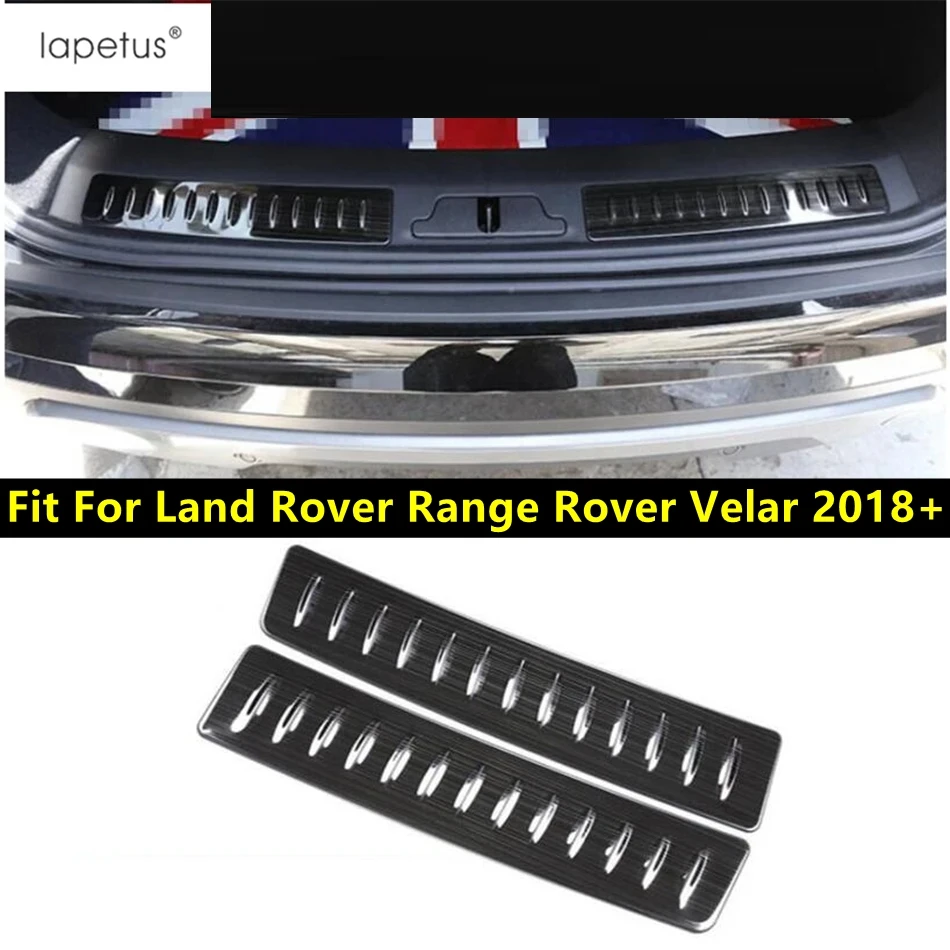 

Rear Trunk Door Guard Sill Plate Pad Skid Panel Protection Cover Trim Accessories For Land Rover Range Rover Velar 2018 - 2022