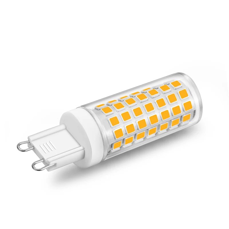 Bombilla LED de cerámica Natural, luz blanca cálida/blanca G9, CA 110V, 220V, 5W, 15W, 20 W, foco de alto brillo