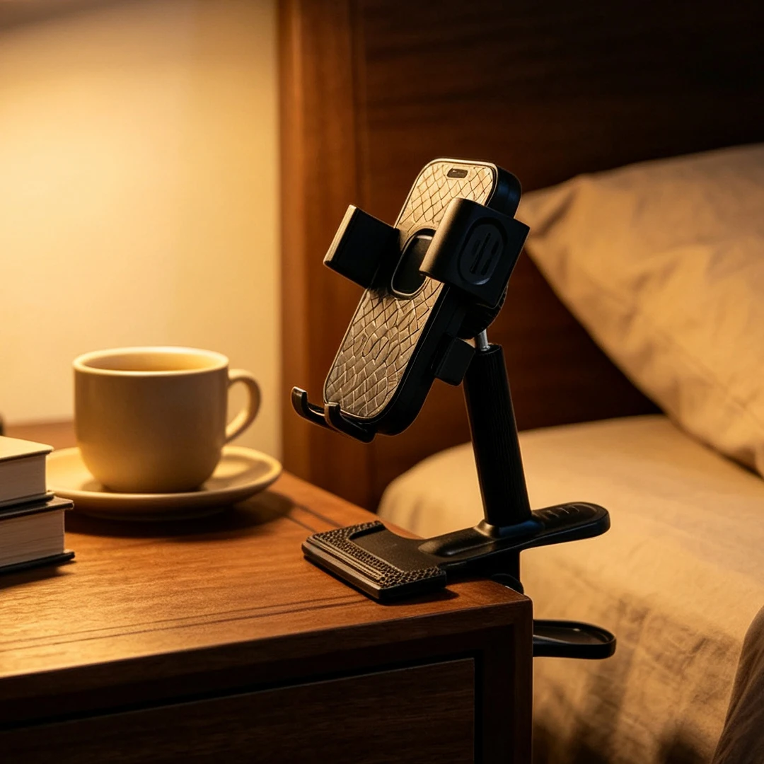 Penyangga Ponsel Universal Log - Headphone Stand Desk ulasan dan harga