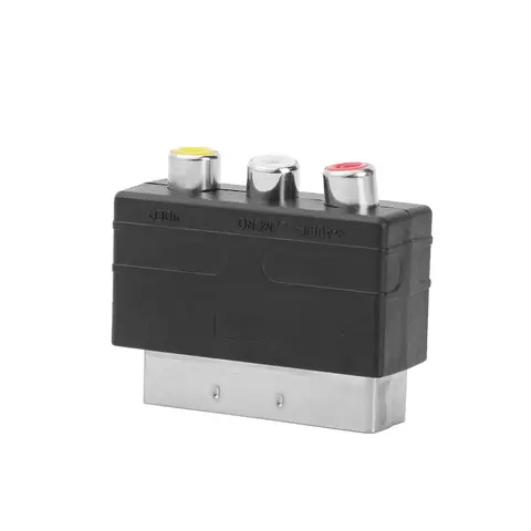 Scart-штекер на 3RCA Phono Female AV TV Audio Video Adapter Input для PS4 для WII DVD VCR скарт отзывы - №7