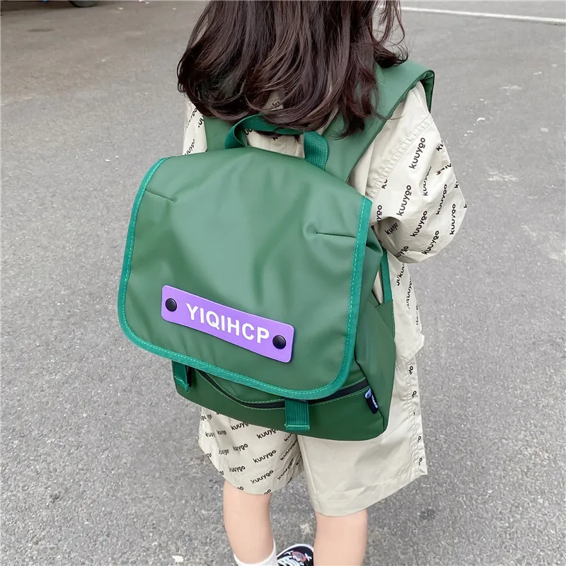 Waterproof Kids Backpack Fashionable Simple Girls Boys\' Kindergarten Backpack Big Capacity Lightweight, Girls\' Travel Backpack