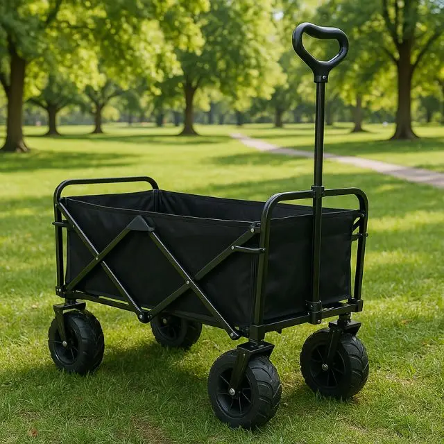 

folding trolley wagon cart outdoor picnic camping