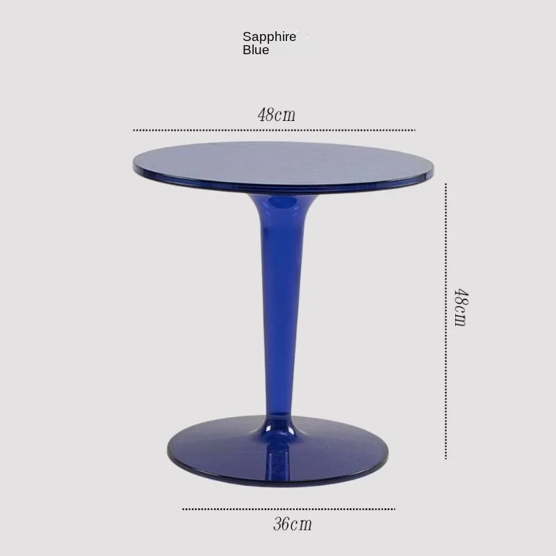 

Small Coffee Table Acrylic Small Side Table Removable Plastic Coffee Table Small Round Table