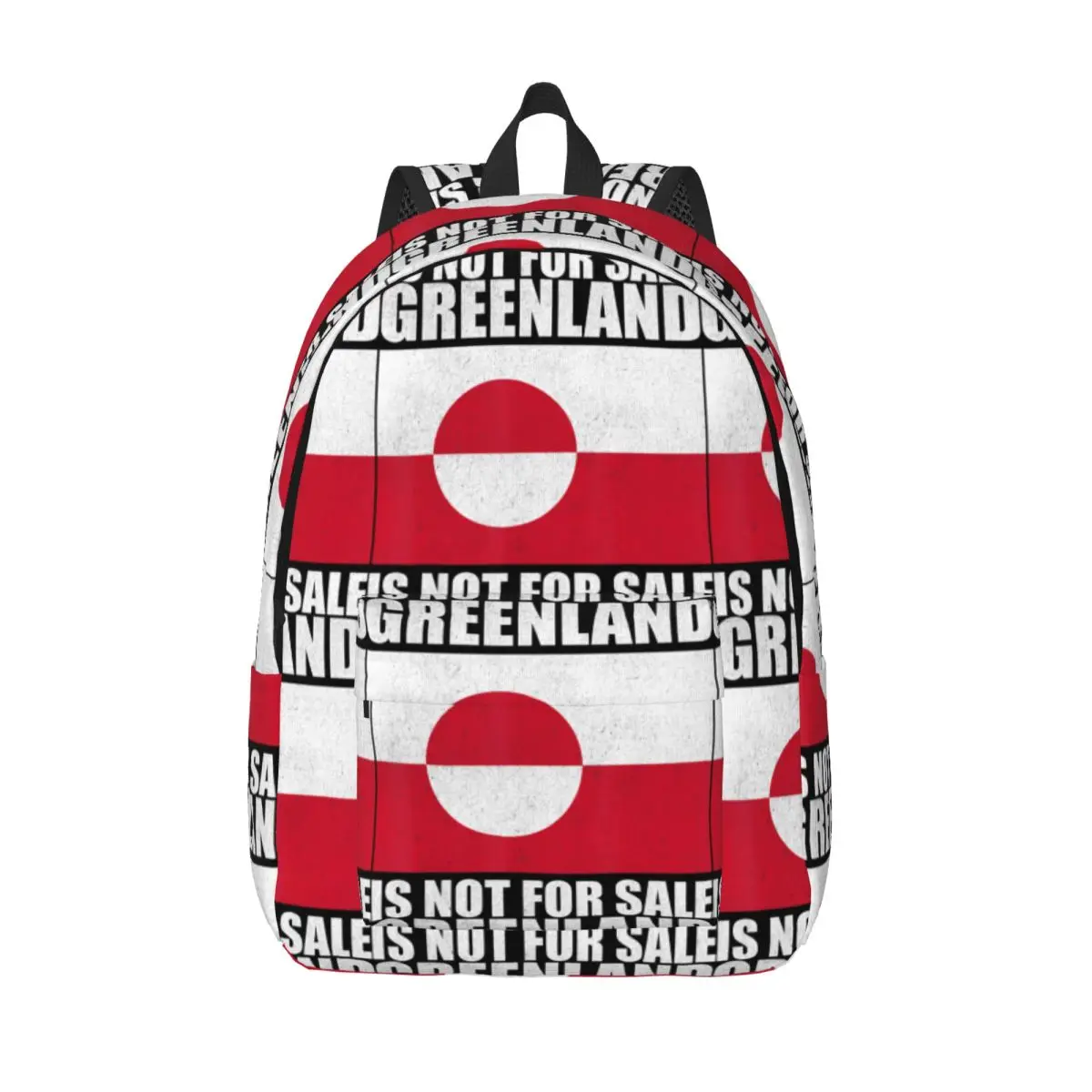 

Greenland Is Not For Sale Backpack Student Polyester Daily Backpacks Lightweight Kawaii High School Bags Rucksack
