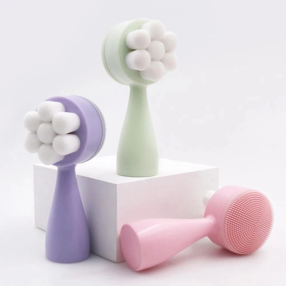 Double Sided Facial Cleanser Brush Soft Silicone Face brush