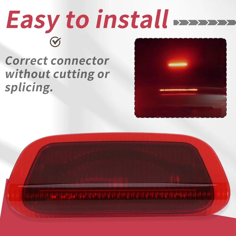 For Juke 2011-2014 LED High Mount 3Rd Brake Stop Light Tail Light 26590-1KA0B-A68X