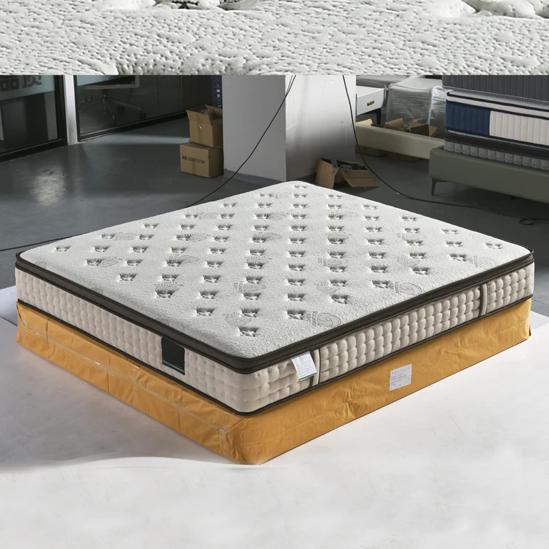 */*OEM/ODM Full Mesh Spring Frame Sponge Filled Knitted Fabric Mattress Modern Apartment Budget Hotel Bedroom Mattress