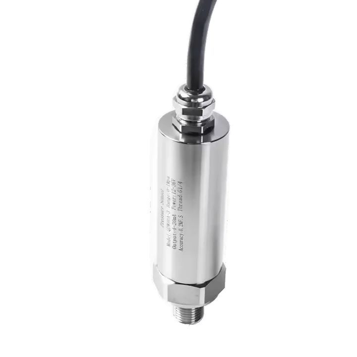 IP65 Fuel Oil Pressure Transmitter 4-20mA 0-1Mpa Ip68 Pressure Sensor Cable Connector Type Ip67 Waterproof Pressure Transducer