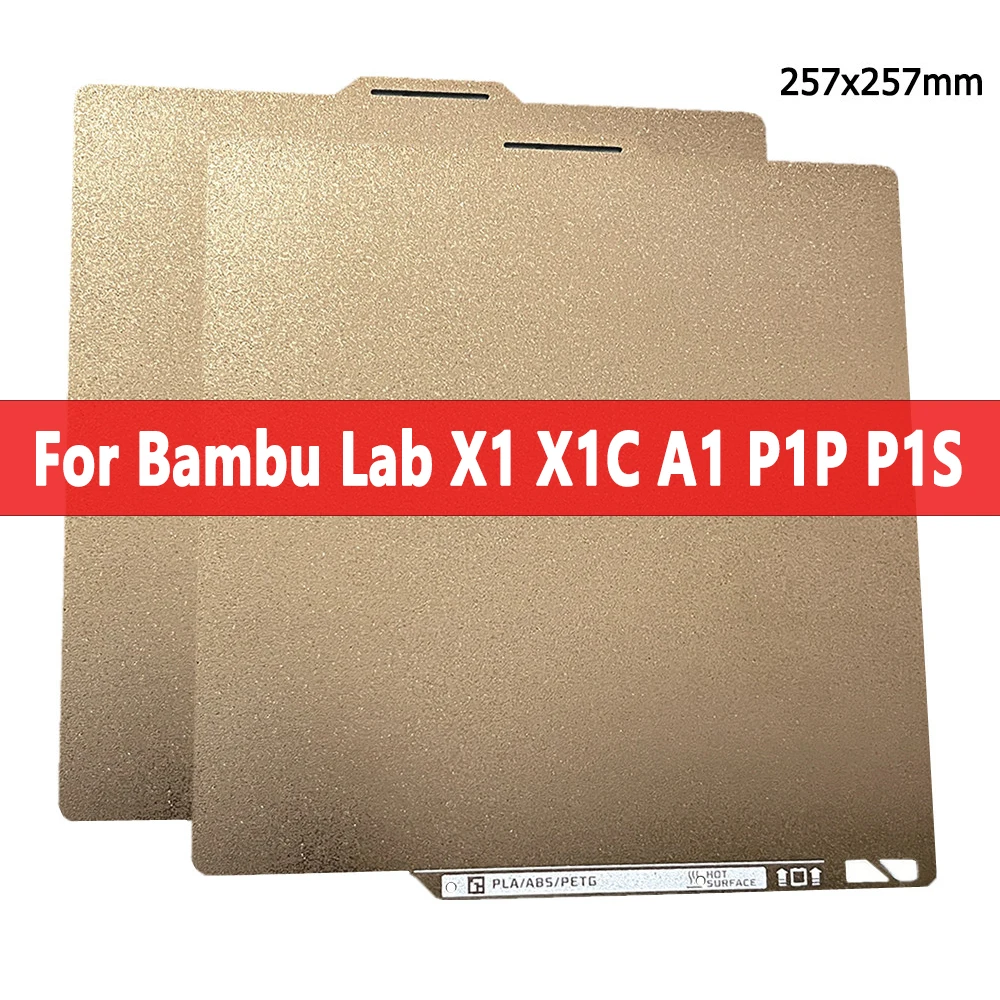 PEI-Platte für Bambu Lab A1 P1P P1S X1 X1C X1E Bauplatte 0,5 mm Dicke 300 ° C für Bambulab P1P X1 Carbon 3D-Drucker Heizbett