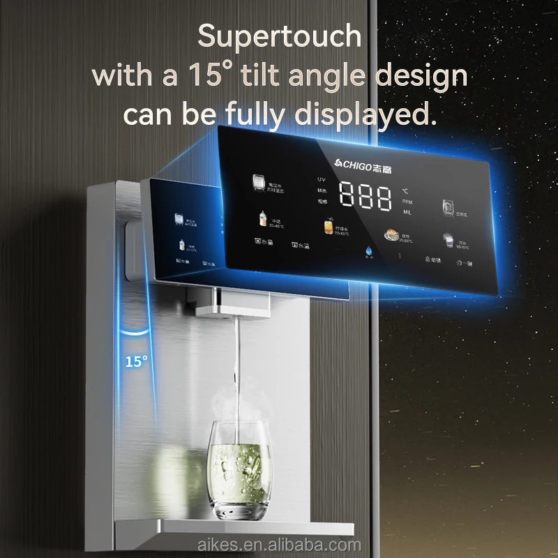 موزع مياه محمول لتدفئة سطح المكتب لتنقية المياه الساخنة للاستخدام المنزلي في الهواء الطلق في سطح المكتب البلاستيكي سهل التركيب