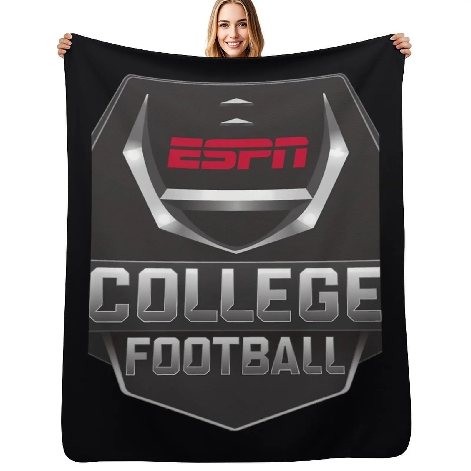 

ESPN College Football Throw Blanket for winter Luxury Throw Fashion Sofas Plaid on the sofa Blankets