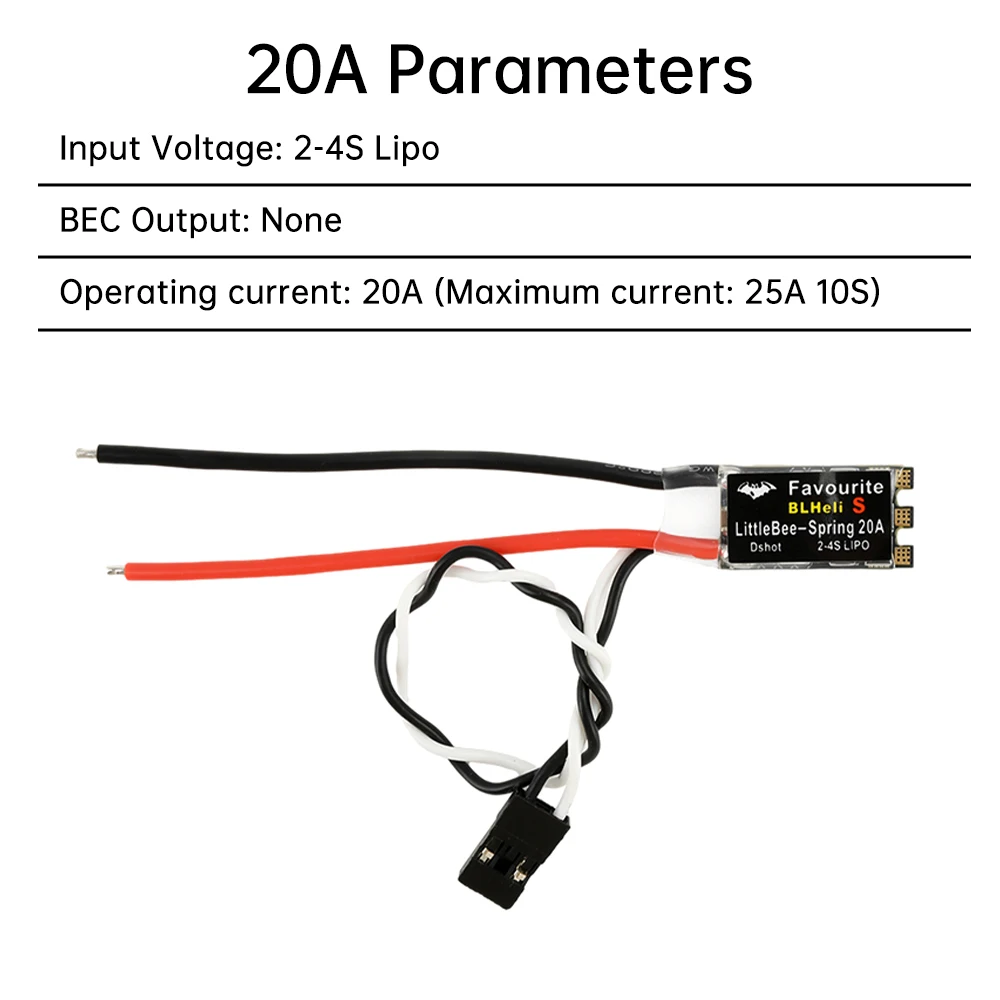 BLHeli-S 2 ~ 6S 20A/30A Pengendali Kecepatan Elektronik Motor Tanpa Sikat Pengendali Sinyal PWM ESC untuk Drone FPV UAV