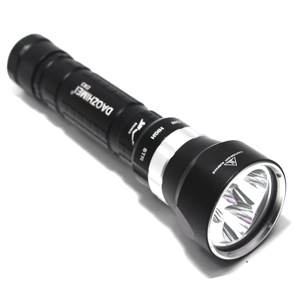 8000 Lumen LED Diving Flashlight 3-mode Underwater 200M Waterproof LED Torch 5 x L2 Scuba Flash Light Lantern